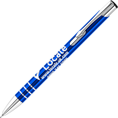 Logo Engraved Electra Ballpens with Corporate Greeting Cards for Business