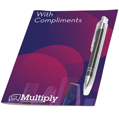 Promotional Pen Greeting Cards Printed with your Company Logo