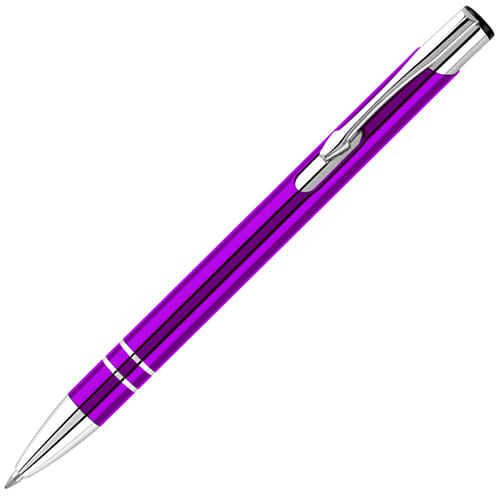 Electra Ballpen Greeting Cards in Purple