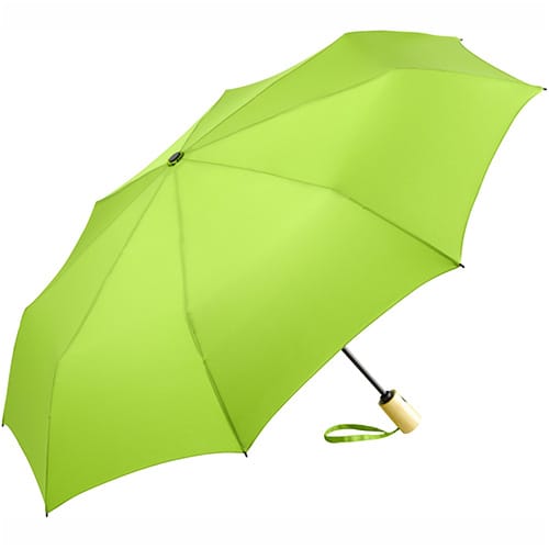 Promo Recycled Umbrellas  in lime from Total Merchandise