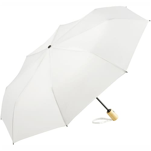 Custom Printed Recycled Umbrella in white from Total Merchandise