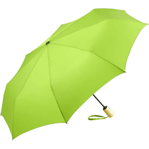 Promo Recycled Umbrellas in lime from Total Merchandise