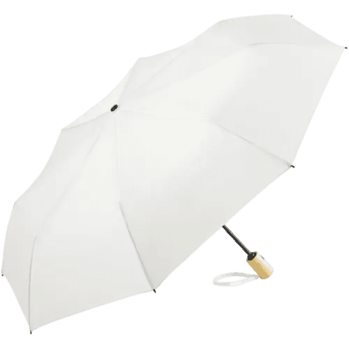 Custom Printed Recycled Umbrella in white from Total Merchandise