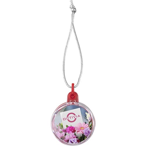 Promotional Christmas baubles printed with your logo to the insert from Total Merchandise