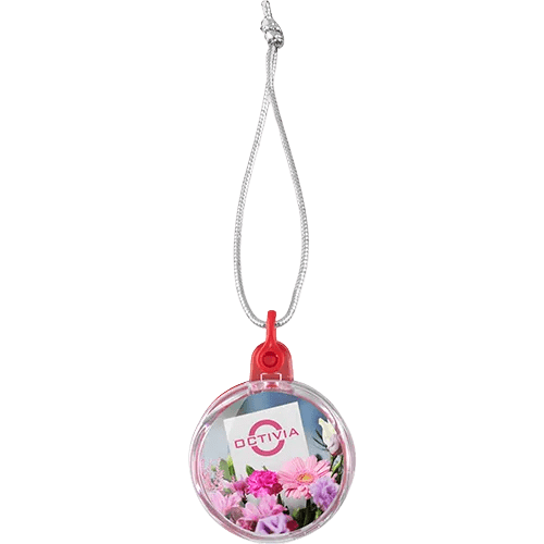 Promotional Christmas baubles printed with your logo to the insert from Total Merchandise