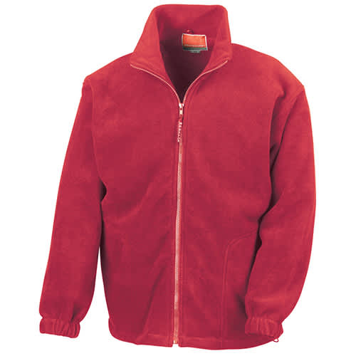 Result Active Polartherm Fleece Jackets in Red