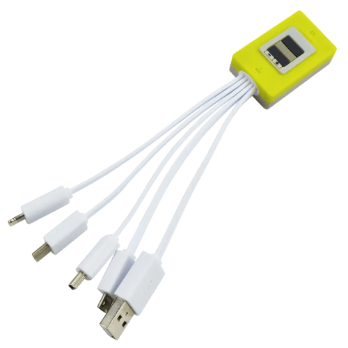 Personalised Custom Shape Charging Adaptor Cable for Marketing Handouts