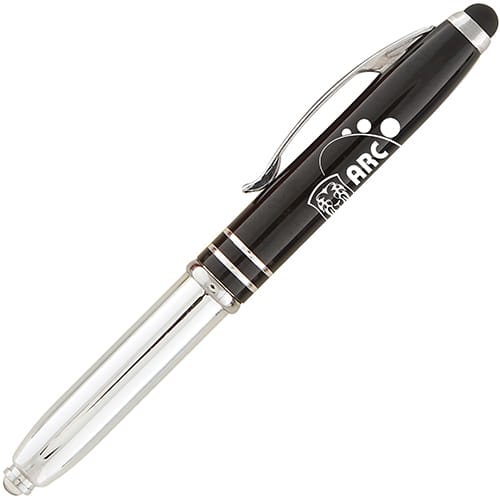 Branded Stylus Pens With Flashlight Printed With Your Logo From Total Merchandise