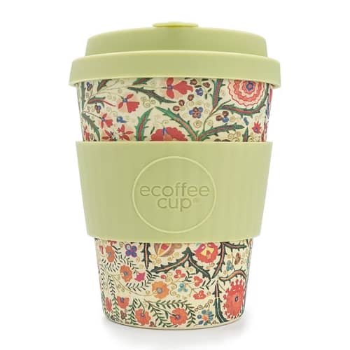 Branded travel mug in papa franco with matching grip printed with your logo from Total Merchandise