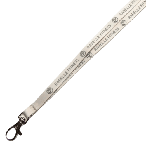 10mm Full Colour Lanyards in White