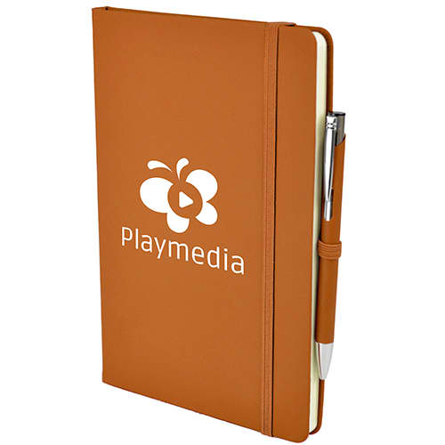 Corporate Branded Soft Touch Notebooks Promotional Merchandise