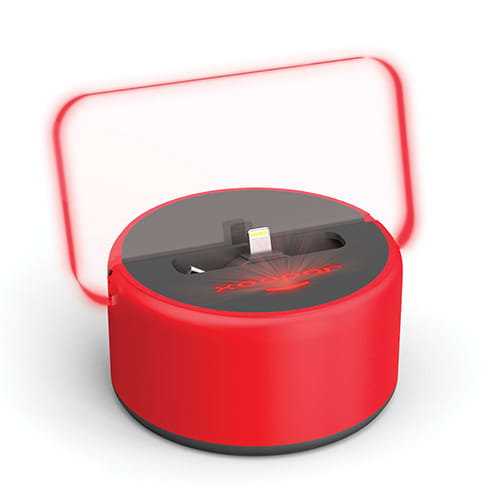 Branded Phone Holder Chargers LED Engraved with your Logo
