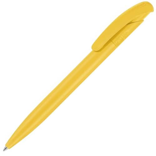 Yellow Pens manufactured using eco-friendly plastics