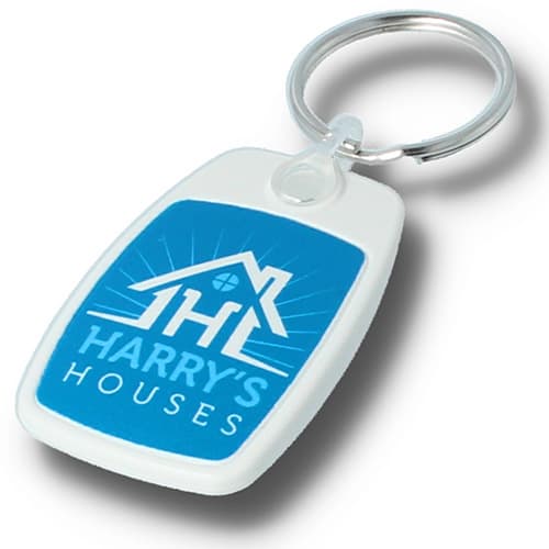 Branded Eco Keyrings Printed with Your Company Logo from Total Merchandise