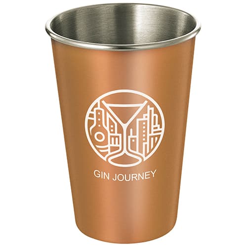 Corporate Branded Reusable Metal Cups for the Food Industry