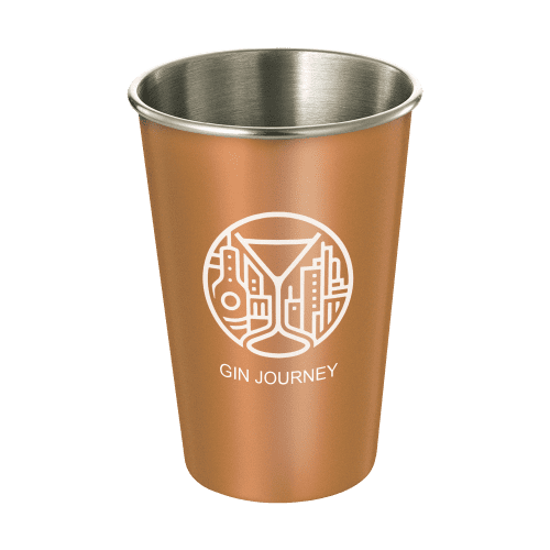 Corporate Branded Reusable Metal Cups for the Food Industry
