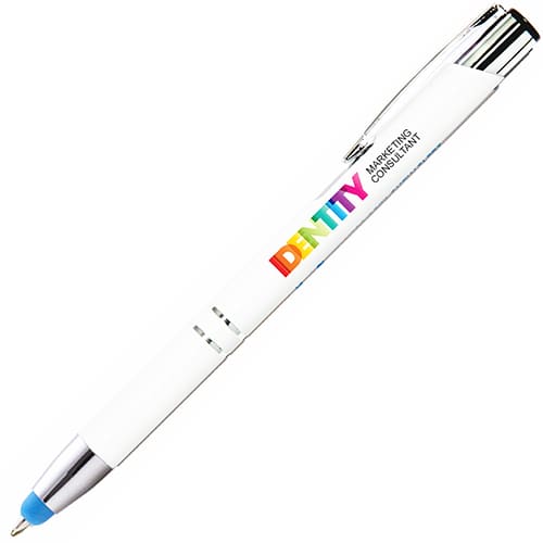 Full colour printed Rainbow Stylus Pens for Offices