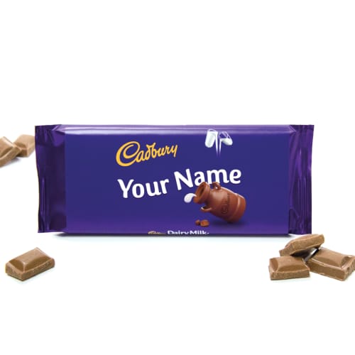 Custom Printed Dairy Milk Bars 110g with your Logo