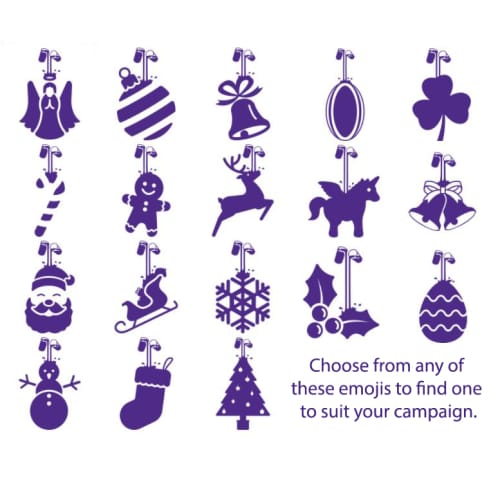 Choice of Emoji Icons for Branded Dairy Milk Chocolate Bars from Total Merchandise