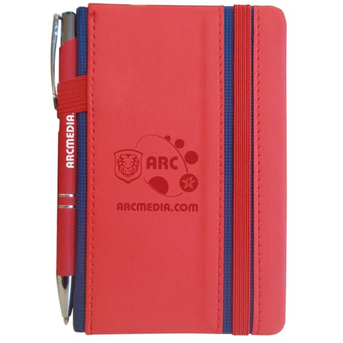 Personalised Note Books with Pens for Freshers Giveaways