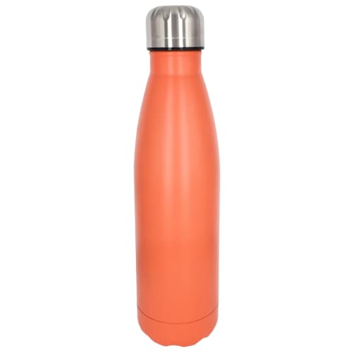 Corporate Branded Capella Metal Bottles in Matt Orange from Total Merchandise