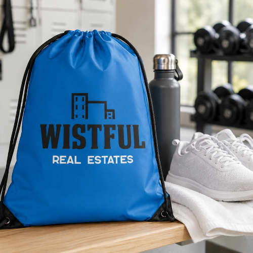 Lifestyle image of the Oriole Drawstring Rucksacks by Total Merchandise