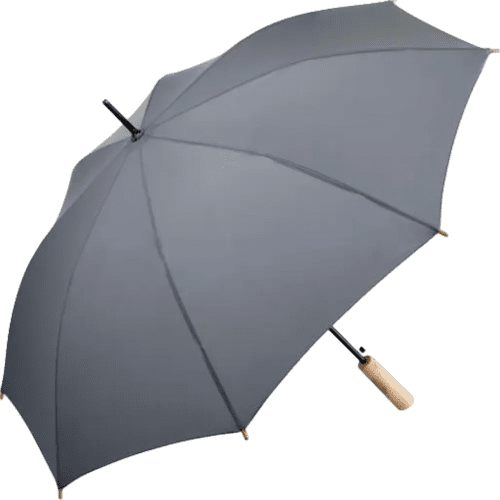 Grey Fare Regular Eco Umbrellas Printed with Your Logo from Total Merchandise