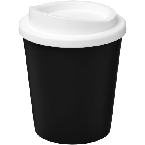 UK Printed Americano Espresso Coffee Cups in Black/White from Total Merchandise