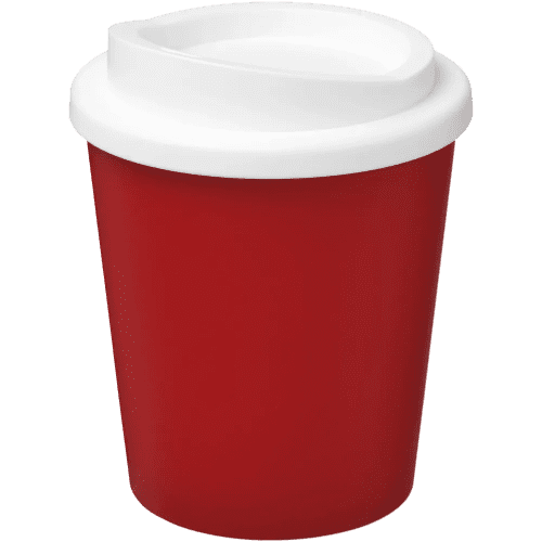 UK Branded Americano Espresso Reusable Coffee Cups Red/White from Total Merchandise