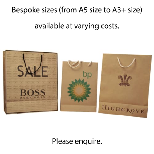 Custom Printed Paper Bags with Cotton Handles