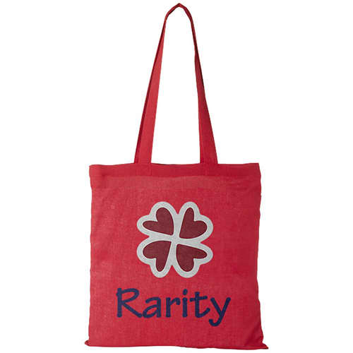 Madras Coloured Cotton Tote Bags in Red