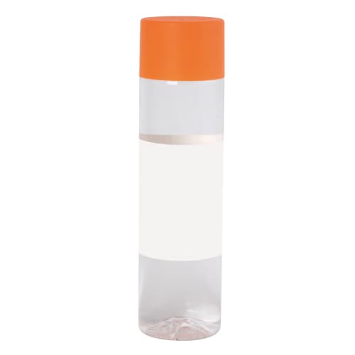 Branded Bottled Mineral Water for Marketing Promotions with Orange Lids