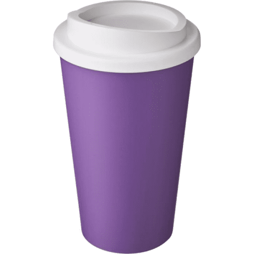 Americano Coffee Mugs in Purple/White