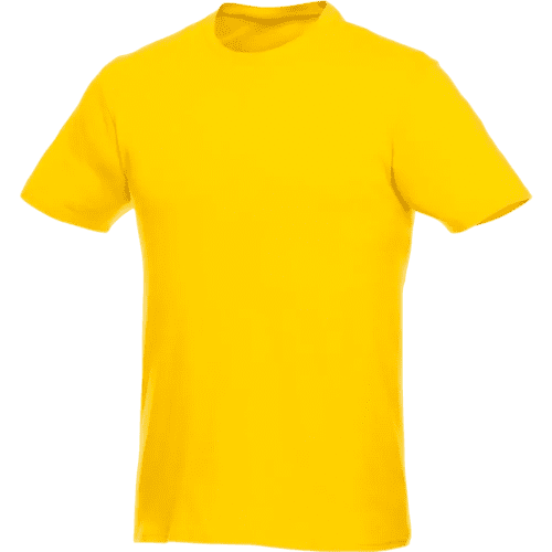 Promotional Men's Short Sleeve T-Shirt in Yellow from Total Merchandise