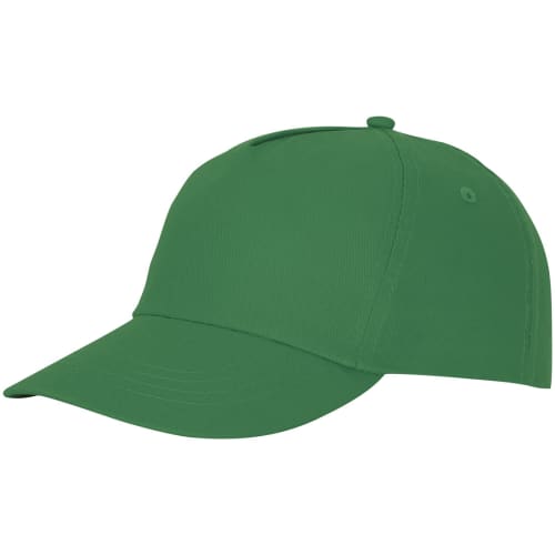 Custom Feniks 5 Panel Cotton Cap available in fern green from Total Merchandise