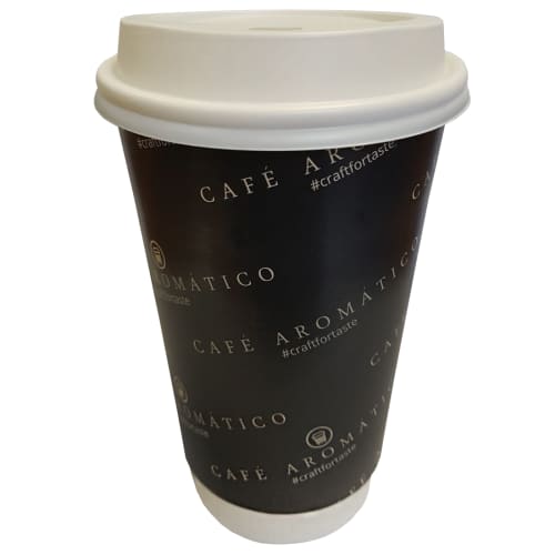 Custom Printed 16oz Biodegradable Paper Cups for Business