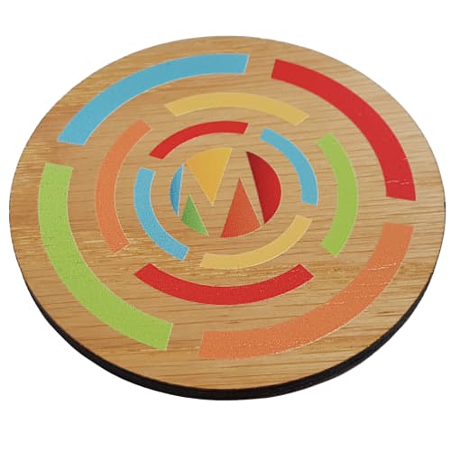 Corporate Branded Wooden Coasters Marketing Giveaways