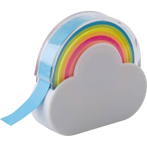 Promotional Cloud and Rainbow Tape Dispensers are ideal for school Merchandise