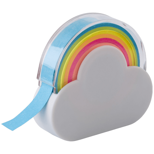 Promotional Cloud and Rainbow Tape Dispensers are ideal for school Merchandise
