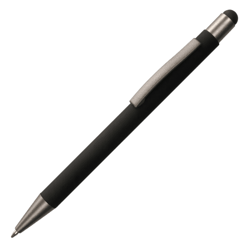 Neptune Softfeel Stylus Pens in Black/Gunmetal