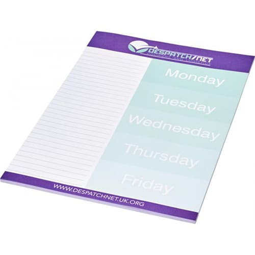 Promotional Printed A4 Desk Notepads with your college name