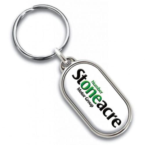 Custom branded keychains for company merchandise