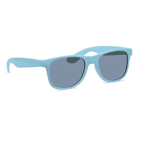 Custom Bamboo Sunglasses for Merchandise in Heaven Blue