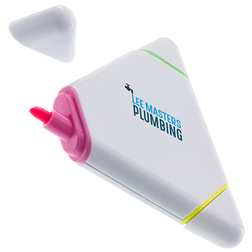 Custom Printed Triangle Highlighters with your Company Logo from Total Merchandise