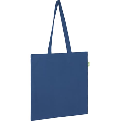 Seabrook Recycled 5oz Cotton Tote Bags in Royal Blue
