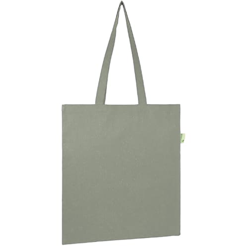 Seabrook Recycled 5oz Cotton Tote Bags in Grey