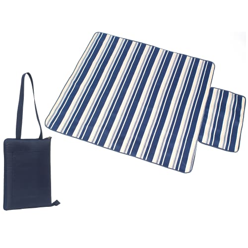 Navy Branded Picnic Blankets for Company giveaways