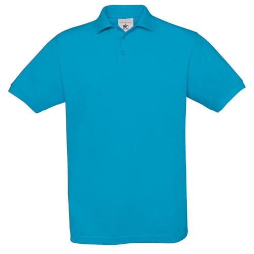 B&C Collection Luxury Soft Polo Shirts in Atoll