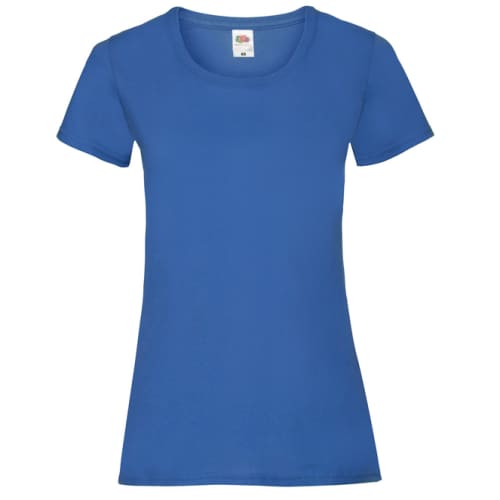 Logo Printed T-Shirts Lady Fit in Blue