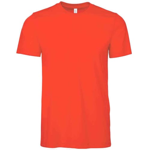 Unisex Jersey Crew Neck T Shirt in Poppy